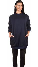 Sweater Oversize - ohne Aufdruck in verschiedene Farben